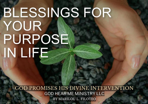 INTERVENTION PROMISE-1-BLESSINGS FOR YOUR PURPOSE IN LIFE