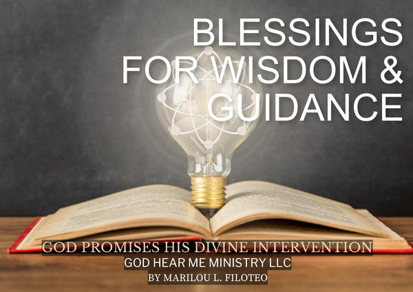 INTERVENTION PROMISE-2-BLESSINGS FOR WISDOM & GUIDANCE