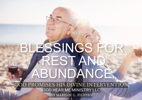 INTERVENTION PROMISE-3-BLESSINGS FOR REST AND ABUNDANCE